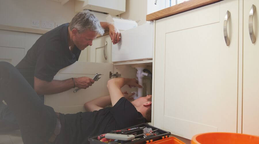 Professional burst pipe repair services in Castlewood, VA
